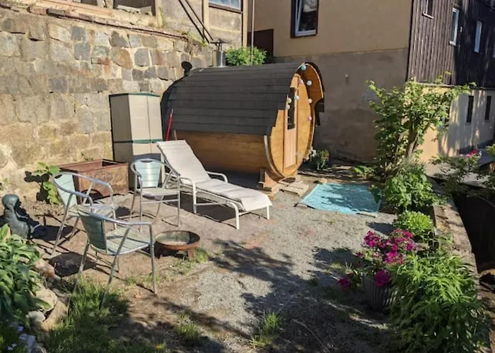Urlaubsmagie - Ferienwohnung Frischluft - Sauna & Saisonaler Pool Apartamento Sebnitz