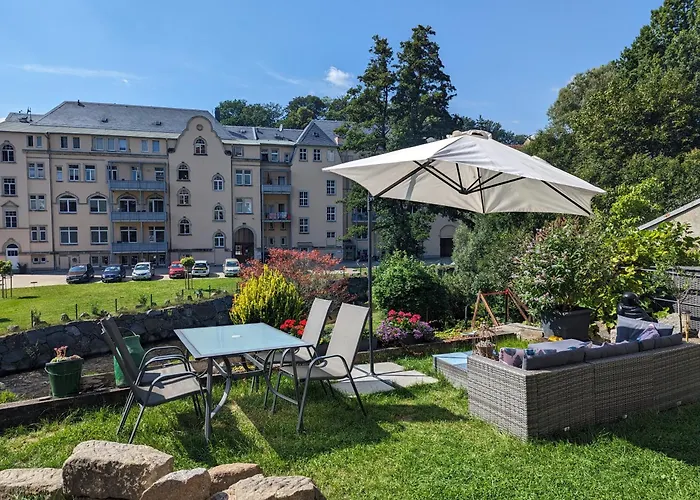 Urlaubsmagie - Ferienwohnung Frischluft - Sauna & Saisonaler Pool Apartamento