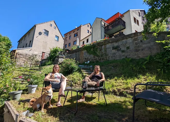 Urlaubsmagie - Ferienwohnung Frischluft - Sauna & Saisonaler Pool Apartamento Sebnitz
