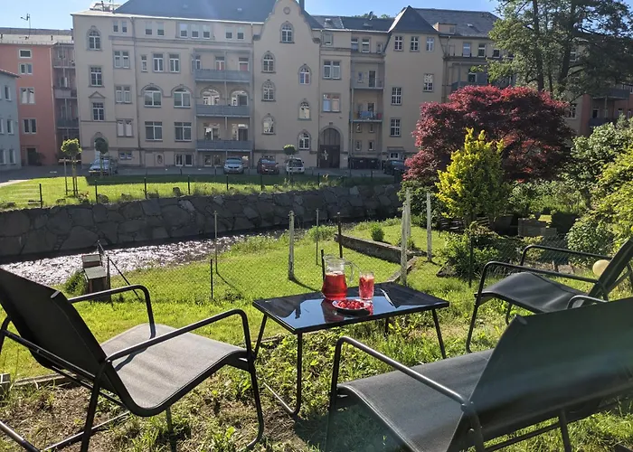Urlaubsmagie - Ferienwohnung Frischluft - Sauna & Saisonaler Pool Apartamento