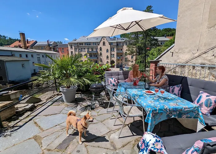 Urlaubsmagie - Ferienwohnung Frischluft - Sauna & Saisonaler Pool Apartamento