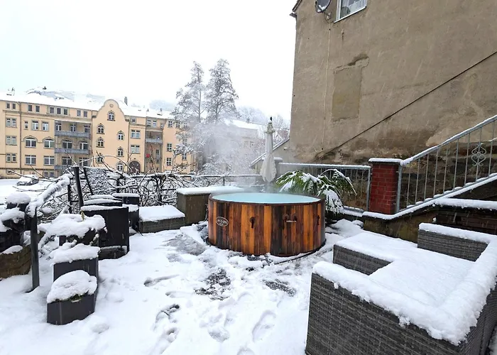 Urlaubsmagie - Ferienwohnung Frischluft - Sauna & Saisonaler Pool *