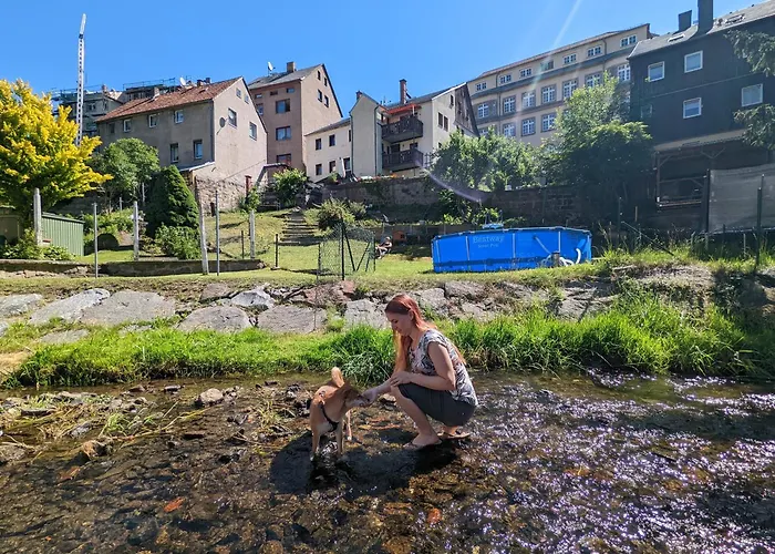 Apartamento Urlaubsmagie - Ferienwohnung Frischluft - Sauna & Saisonaler Pool *