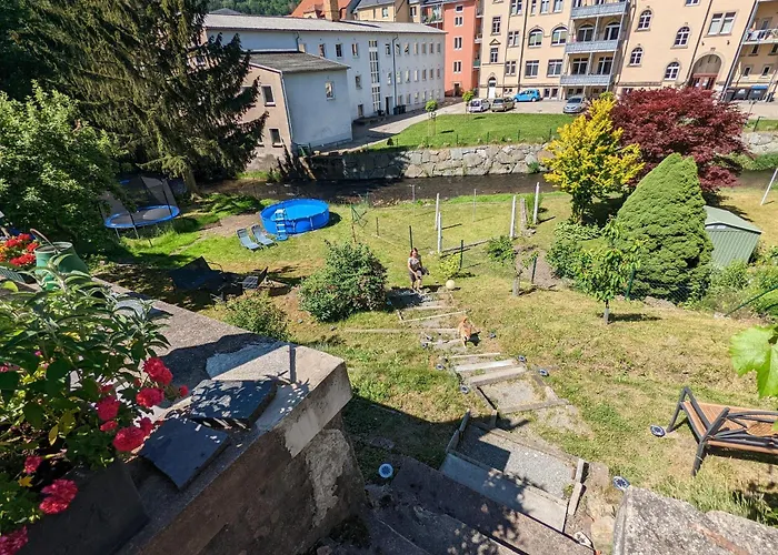 Urlaubsmagie - Ferienwohnung Frischluft - Sauna & Saisonaler Pool