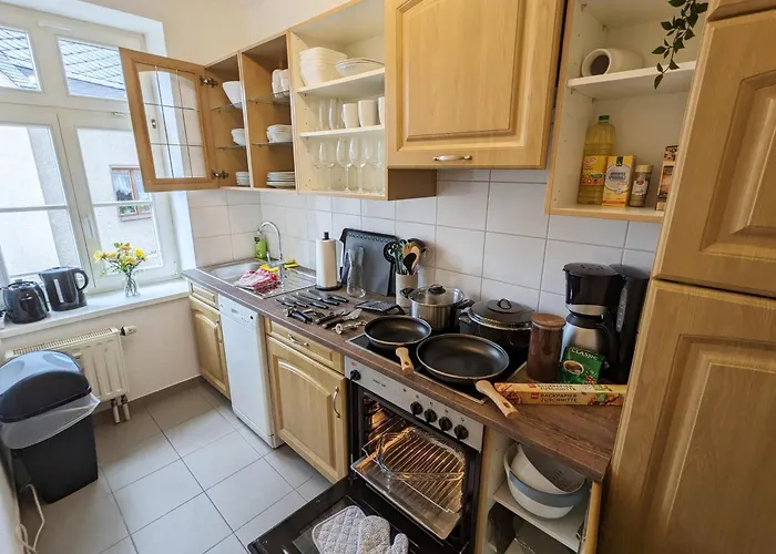 Urlaubsmagie - Ferienwohnung Frischluft - Sauna & Saisonaler Pool *